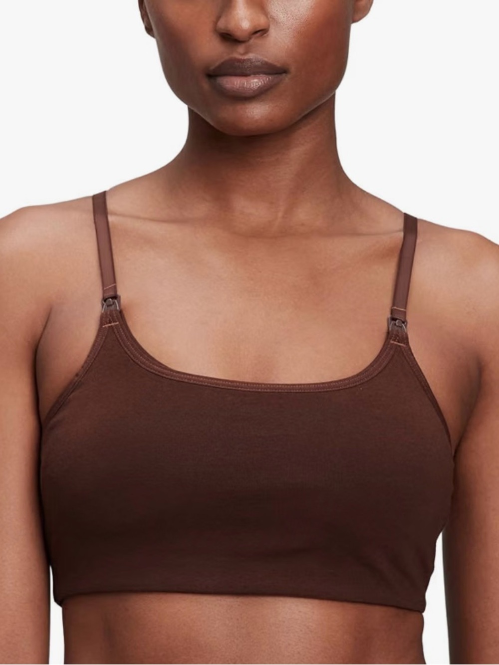 GAP Brown Cotton Nursing Bralette